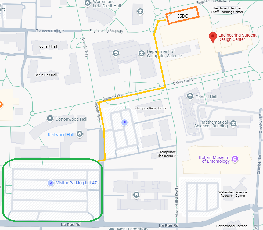 Walking Directions to the ESDC